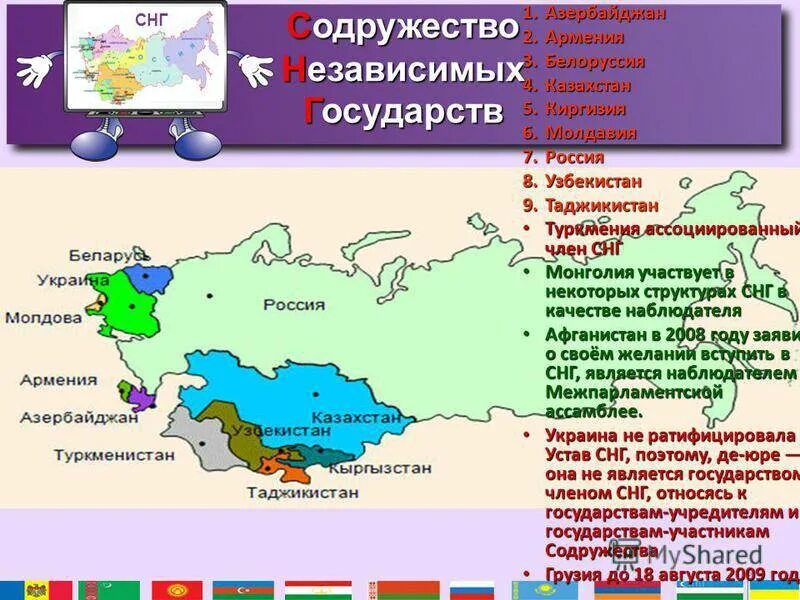 Какие страны входят в снг 2024. Схема страны СНГ. Содружество независимых государств СНГ карта. Территории государств входящие в СНГ.