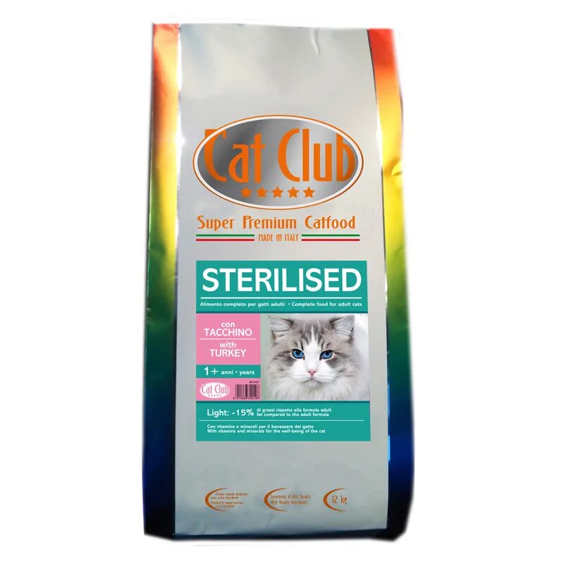 Корм для кошек sterilized turkey. Cat Club корм для кошек. Итальянские сухие корма для кошек. Cat Club корм для кошек отзывы. Кэт клаб Стерилайз индейка 1,5кг.