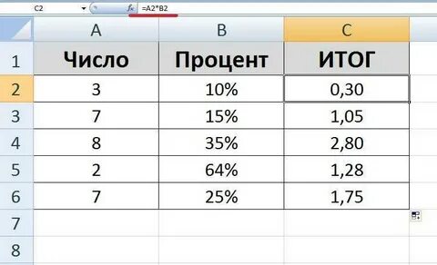 Как отнимать проценты на калькуляторе
