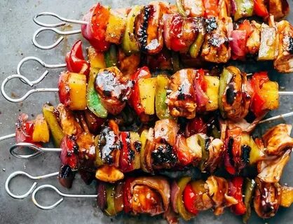 Шашлык с овощами в духовке