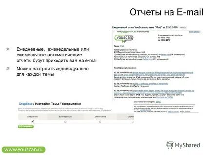 Автоматические отчеты