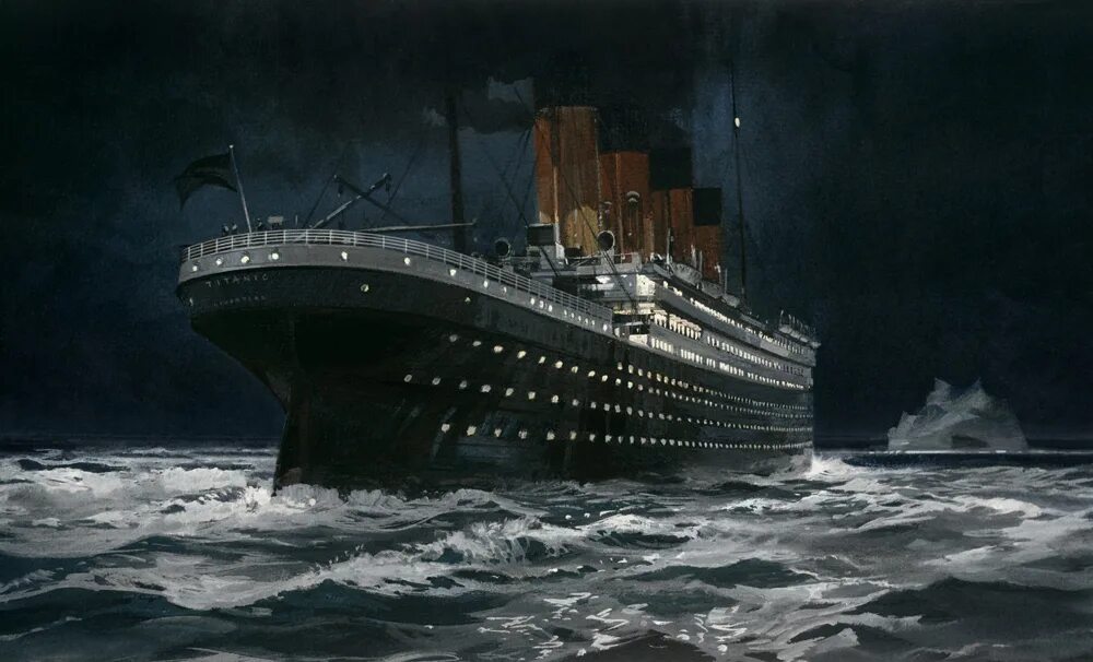 Какой самый известный корабль. Титаник 1912. Крушение Титаника 1912. Титаник тонет 1912. Титаник пароход 1912.