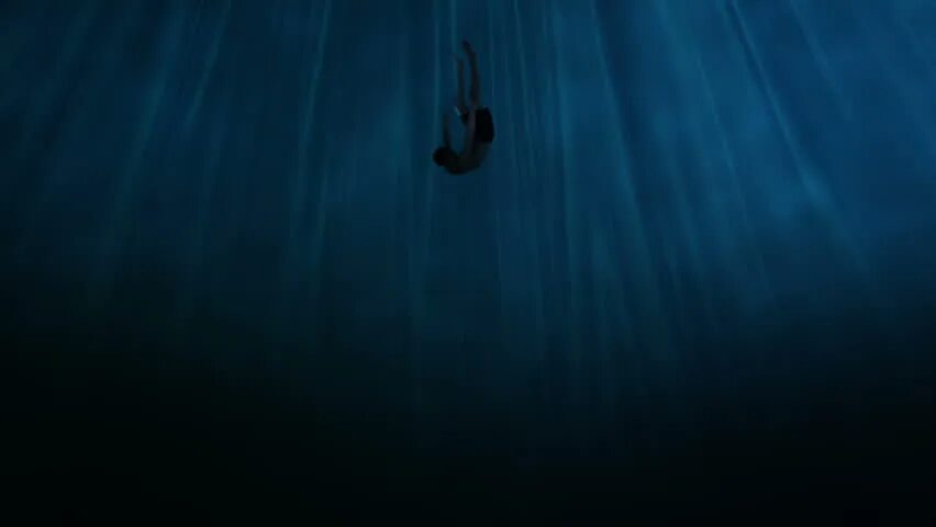 Into the Abyss. Drowning into the Abyss. Sinking into the Adriatic. Drowning man 3d. Клип утопай