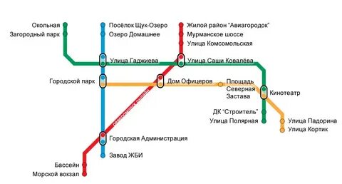 Метро мурманск