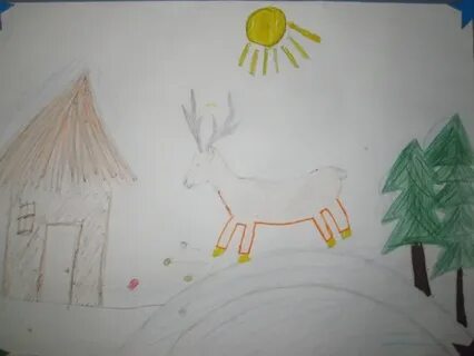 Иллюстрация к сказке серебряное копытце легко нарисовать