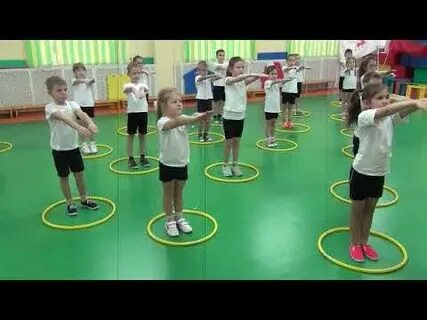 Гимнастика детский сад видео