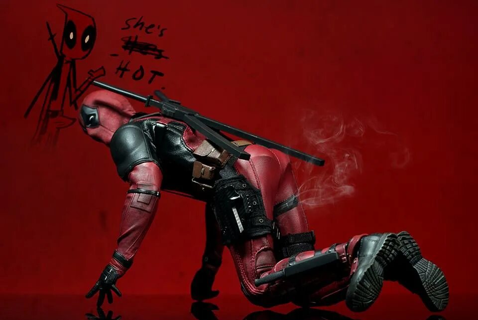 Deadpool and kingpin animation