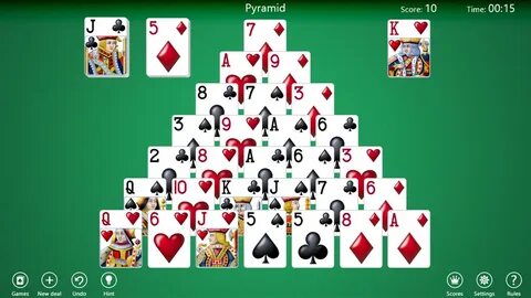 Игры карт пирамид