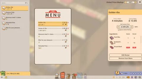 Recipe calamity