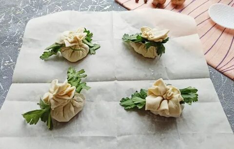 Слоеные мешочки