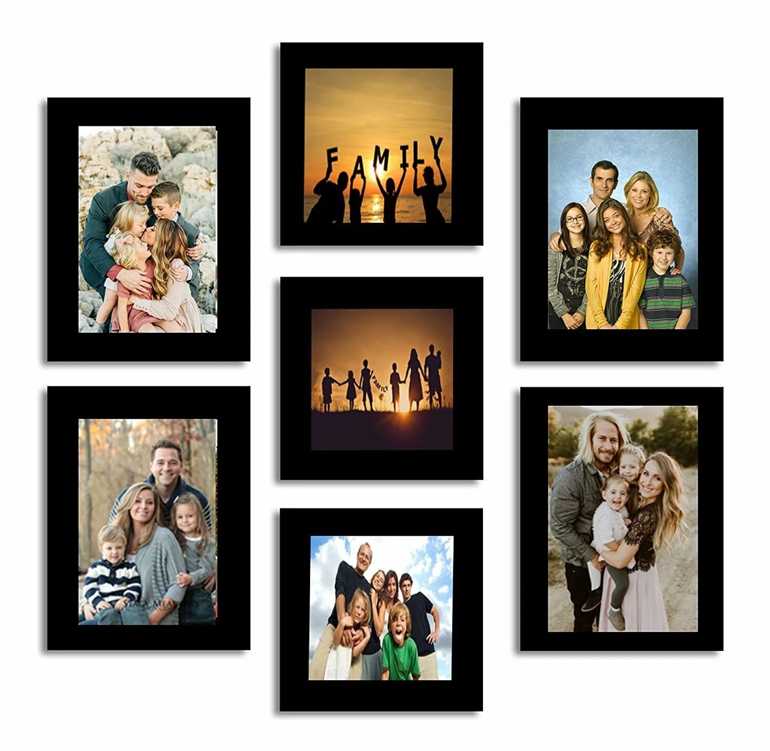 Frame generation. Family frame collage. winter frame collage. family frame just one. frame series.