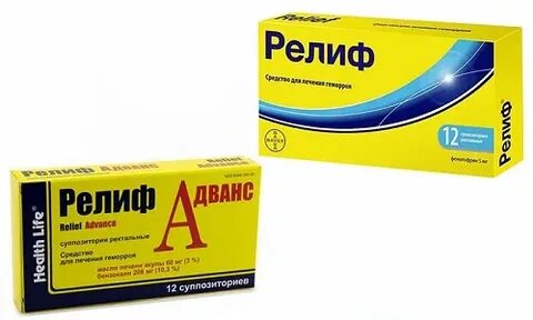 Свечи релиф от чего помогают