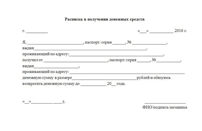 Образец расписки бланк. Расписка о взятии денежных средств. Форма долговой расписки о займе денег между физическими лицами. Долговая расписка о получении денежных средств образец. Расписка о получении денежных средств образец в долг.