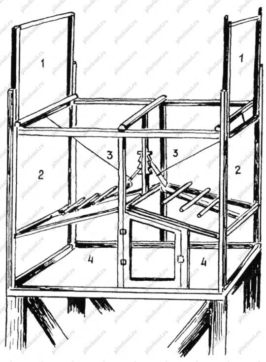Чертежи ловушки фазана. Чертеж голубятни. Строение голубятни. Конструкция голубятни проект. Каркас голубятни