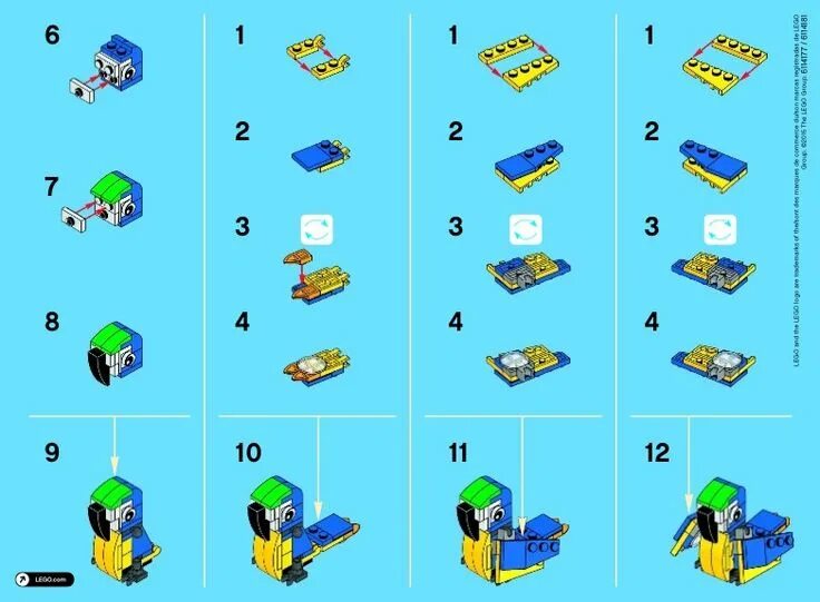Mad Cat Instructions (V3) Lego blueprint, Custom lego, Lego robot