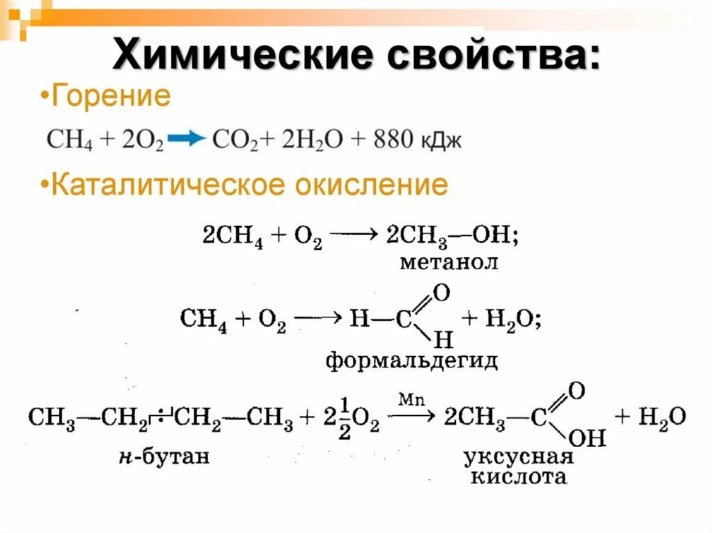 Бутан химические свойства. Каталитическое окисление метилового спирта. Реакция горения углеводородов бутана. Каталитическое окисление предельных углеводородов. Химические свойства горения метанола.