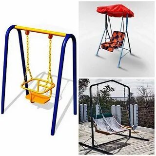 Детская качели из металла