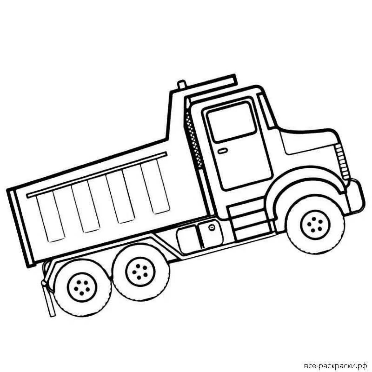 Камаз раскраска для детей распечатать Coloriage Camion Scania et dessin gratuit à imprimer. Dessine les coloriages Cam