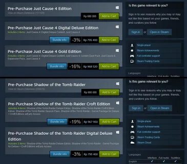 Steam db info