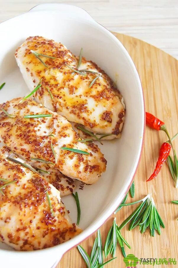 Запеченная куриная грудка 1 - рецепты с фото на vpuzo.com