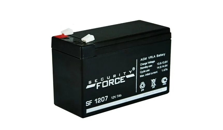 Battery 1207. Аккумулятор Security Force 12v 7ah. Аккумулятор 12в 7а.ч Security Force SF 1207. SF 1207 аккумуляторная батарея. Аккумулятор 12в 4.5а.ч Security Force SF 12045.