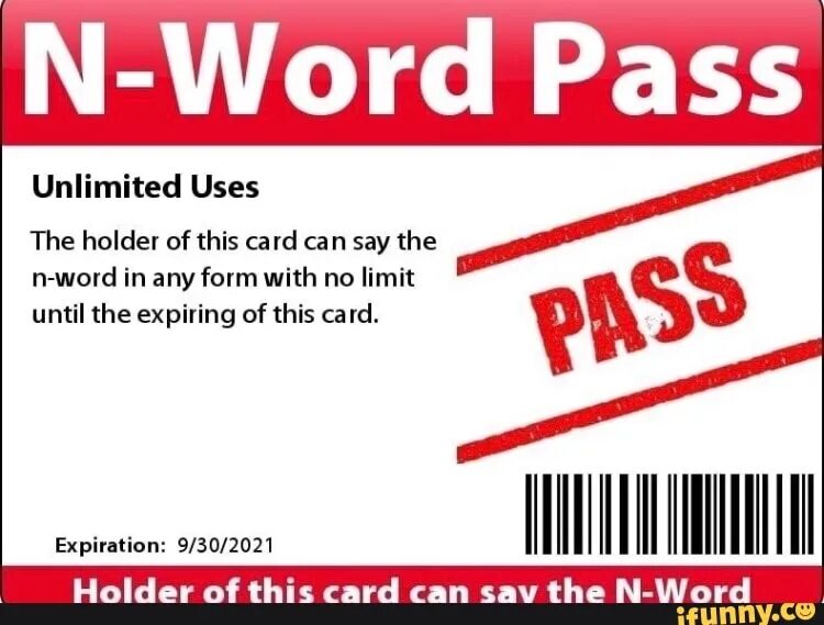 What is n word. N word pass. n в ворде. n word meme.
