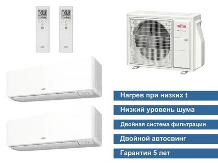 Мультисплит система на 2 комнаты