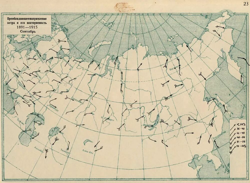 преобладающие направления в москве