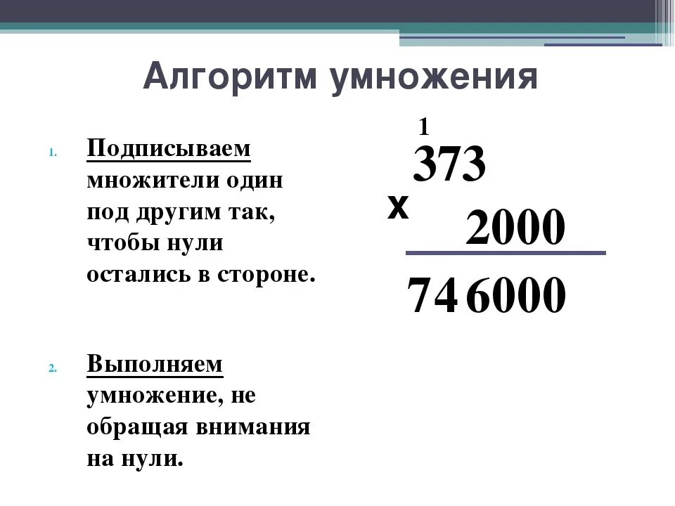 Деление чисел оканчивающихся нулями 3 класс. Алгоритм умножения чисел оканчивающихся нулями. Алгоритм письменного умножения на числа оканчивающиеся нулями. Алгоритм умножения на числа оканчивающиеся нулями 4 класс. Алгоритм письменного умножения двух чисел оканчивающихся нулями.