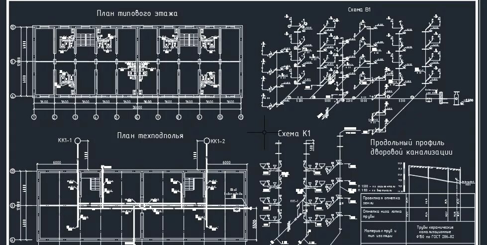 Стояк на плане. Чертеж канализации в подвале. Схема внутренней канализации здания. Аксонометрическая схема водоснабжения общественного здания. План подвала Автокад.