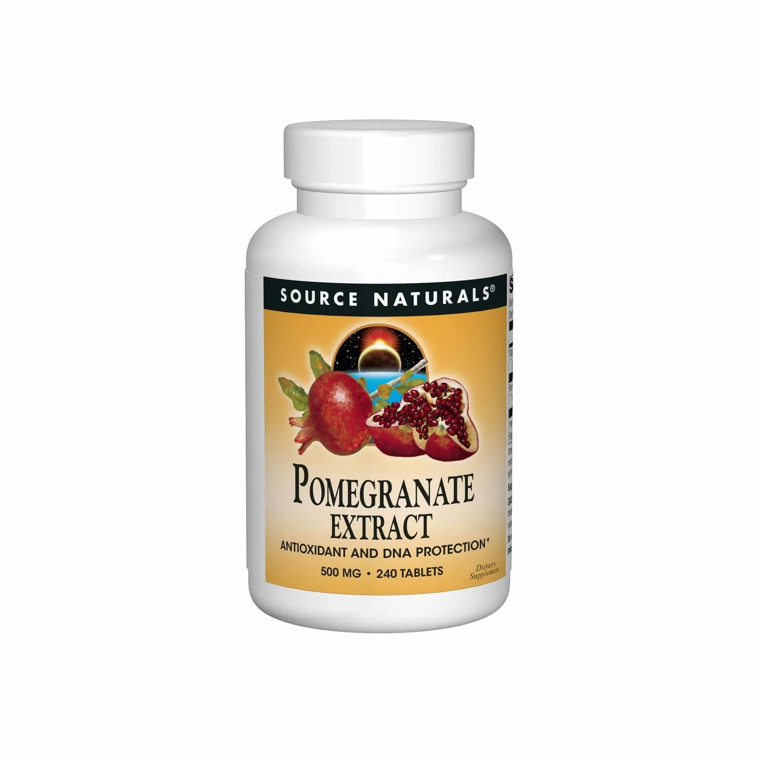 Complete extract. Source naturals, Pomegranate extract. Source naturals, калий. Экстракт 500мг. Помегранат таблетки.