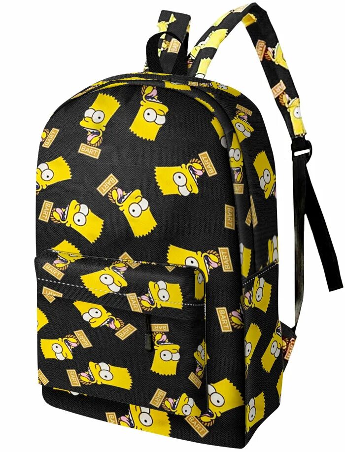 Рюкзаки в нижнем. Simpson барт рюкзак. рюкзаки cropp simpsons. рюкзак симпсоны блэк. рюкзак текстильный magic -барт симпсон.