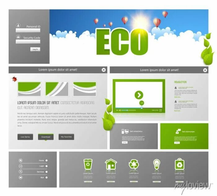 Site elements. Site elements