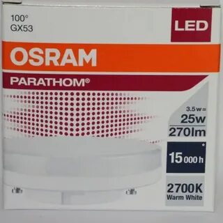Osram gx53 светодиодная лампа
