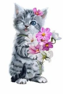 Открытки с кошками с добрым