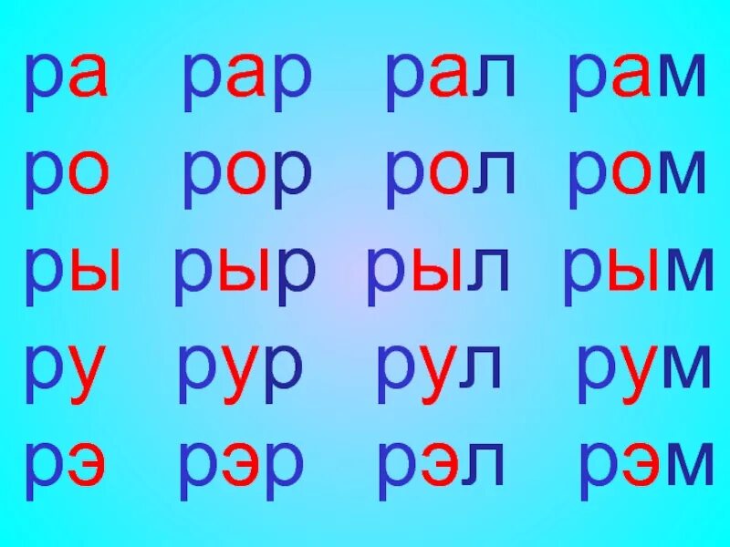 Слоги для 1 класса по русскому языку. Слоги с буквой р. чтение слогов и слов с буквой р. чтение слогов с буквой р для дошкольников. чтение слов с буквой р для дошкольников.