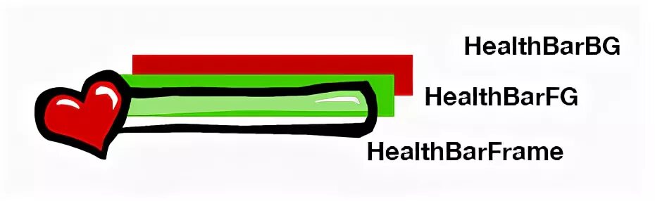 Health script. Health bar. рендер полоса здоровья. health bar for game. thin healthbar.