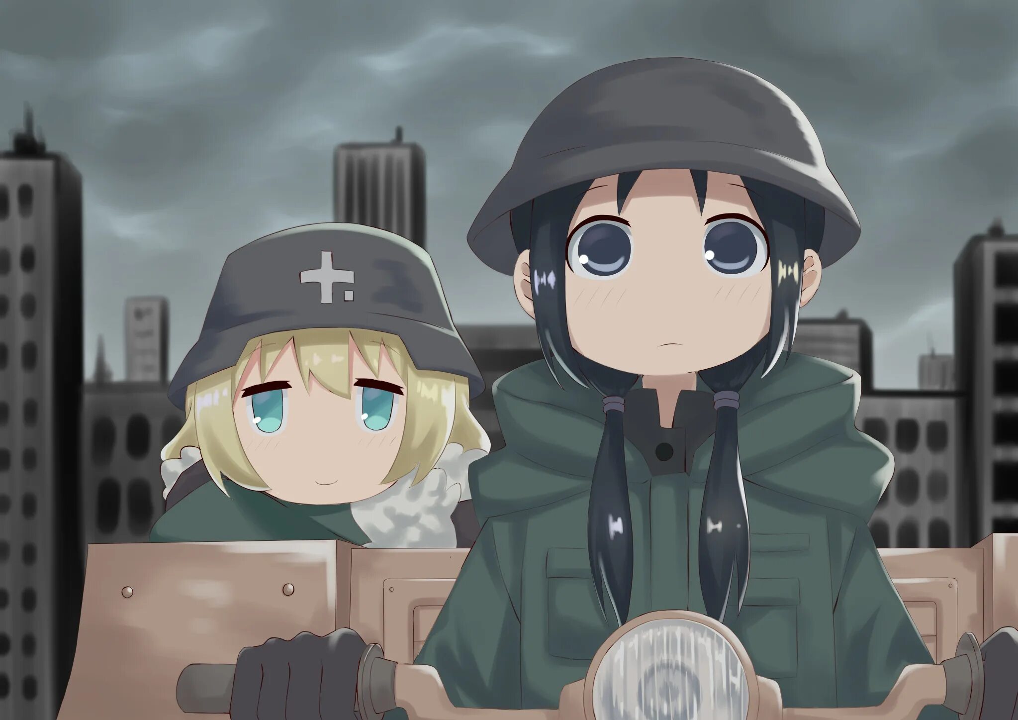 Последнее путешествие девочек канадзава. Последнее пут. Girls last tour тито. Girls last tour тито. Последнее пут.