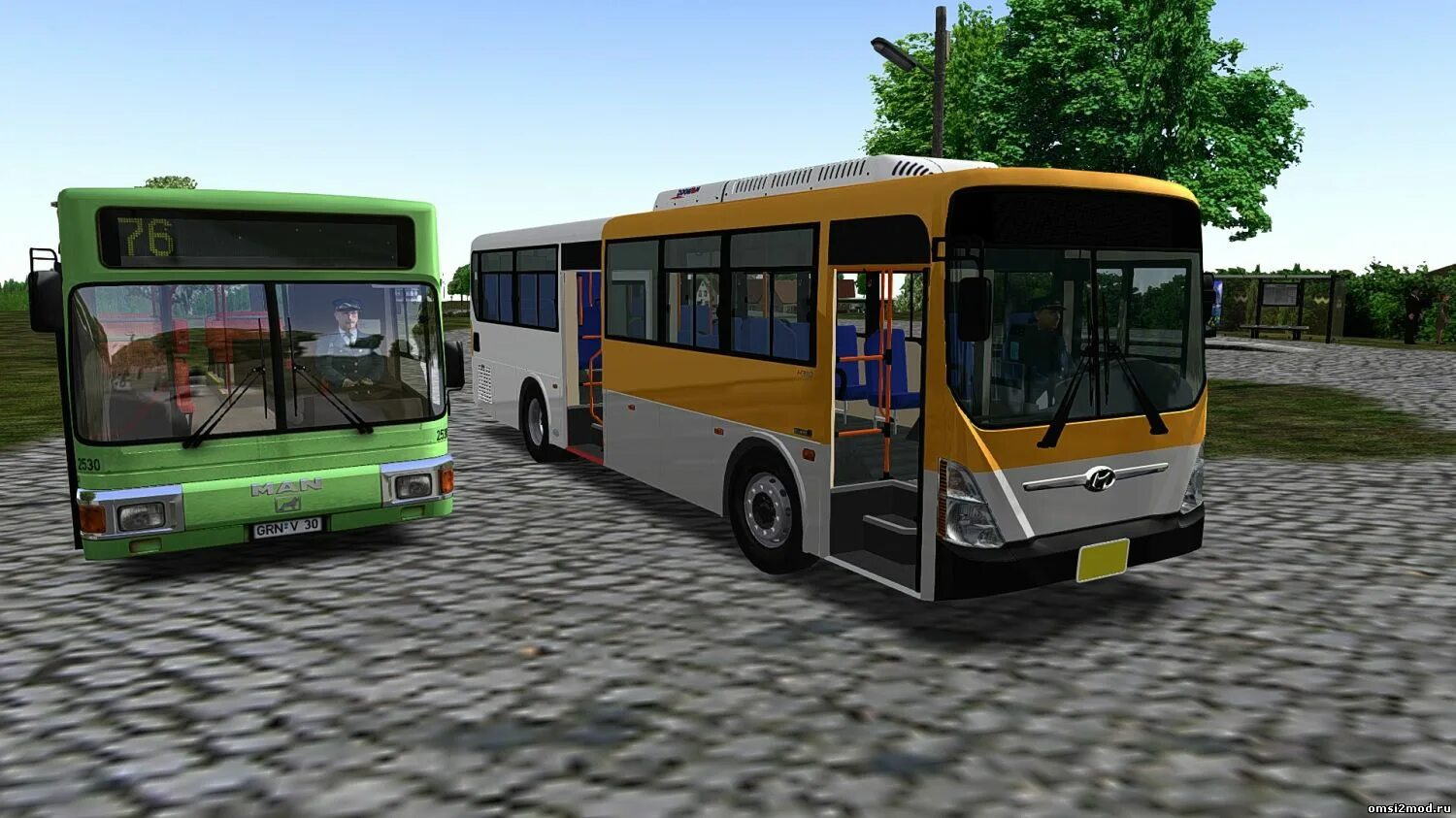 Omsi 2 русский. Hyundai Aero City 540 OMSI 2. Hyundai County OMSI 2. Хендай Аэросити омси 2. Hyundai super Aero City OMSI 2.