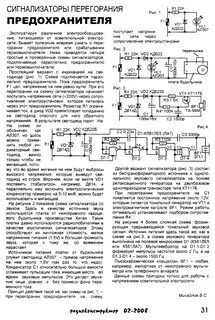Контроль перегорания предохранителя