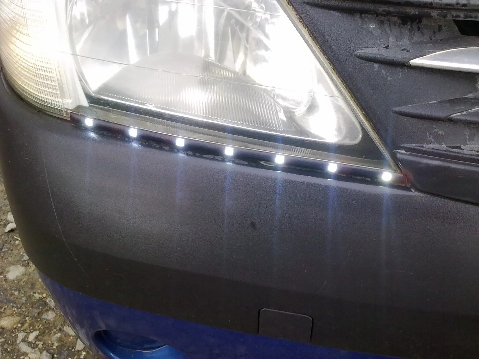 Рено Логан 2 замена ламп ДХО W21/5W на светодиодные LED T20 БЕЗ ПЕРЕДЕЛКИ! - DRI