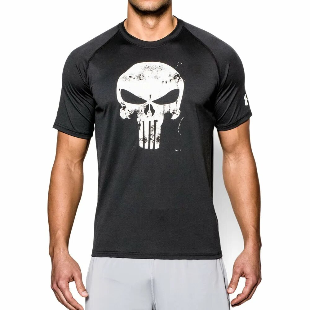 Андер фит. Футболка Punisher under Armour. Футболка андер Армор мужские. Ундер Армор Каратель. Ундер Арманд бык.