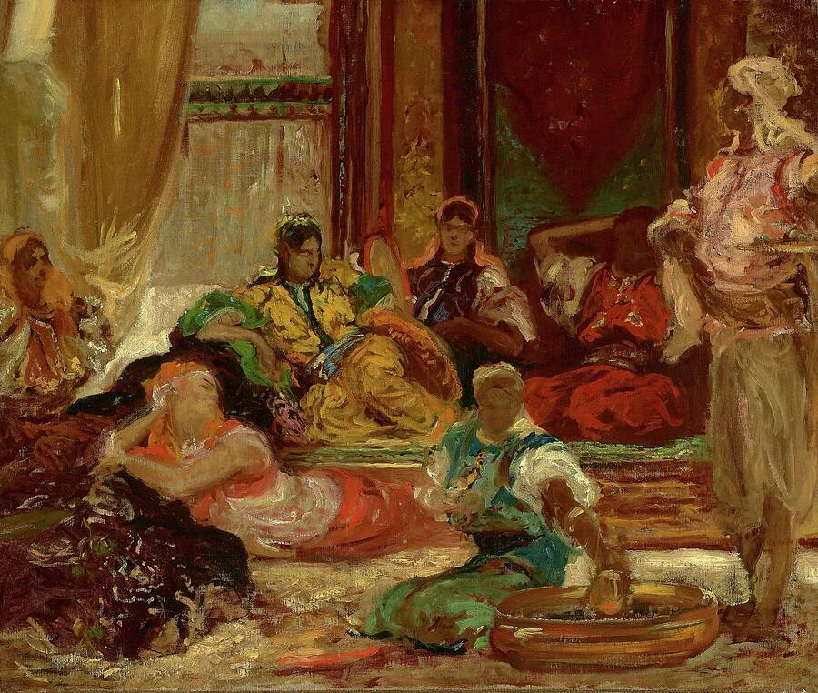 Jean-Joseph Benjamin-constant (1845 – 1902). Кормон, Фернан. Гарем. Бенжамен Констан художник. Гарем степана