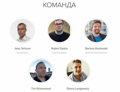 Состав разработчиков проекта