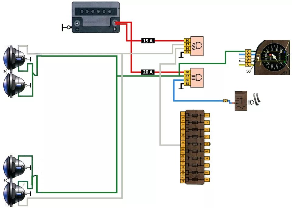 Реле ближнего и дальнего света ВАЗ 2106 схема. Реле на Дальний свет ВАЗ 2106. Реле дальнего и ближнего света на ВАЗ 2103. Реле фар ВАЗ 2106 Ближний и Дальний.