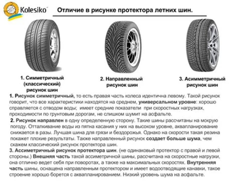 Как отличить колеса