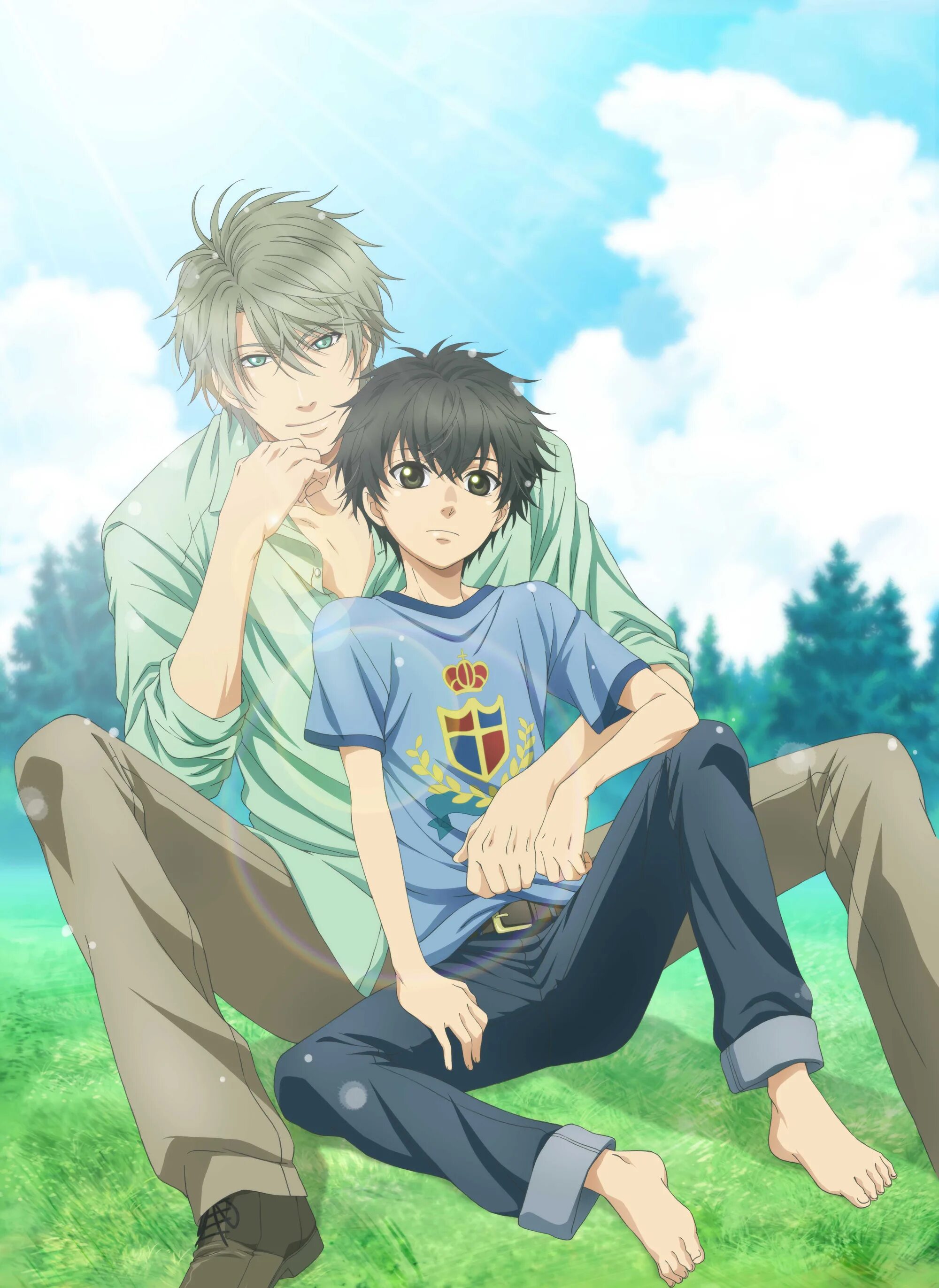 Супер лов. Super lovers Хару и РЕН. Super lovers Кайдо Хару.