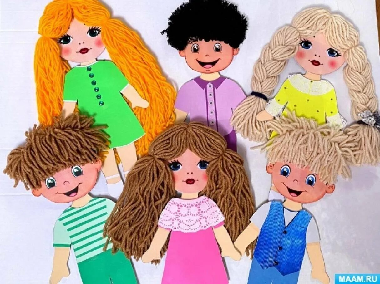 Волосы для куколок из бумаги. Кукла на картоне. Волосы из ниток для куклы. Волосы для картонной куклы.