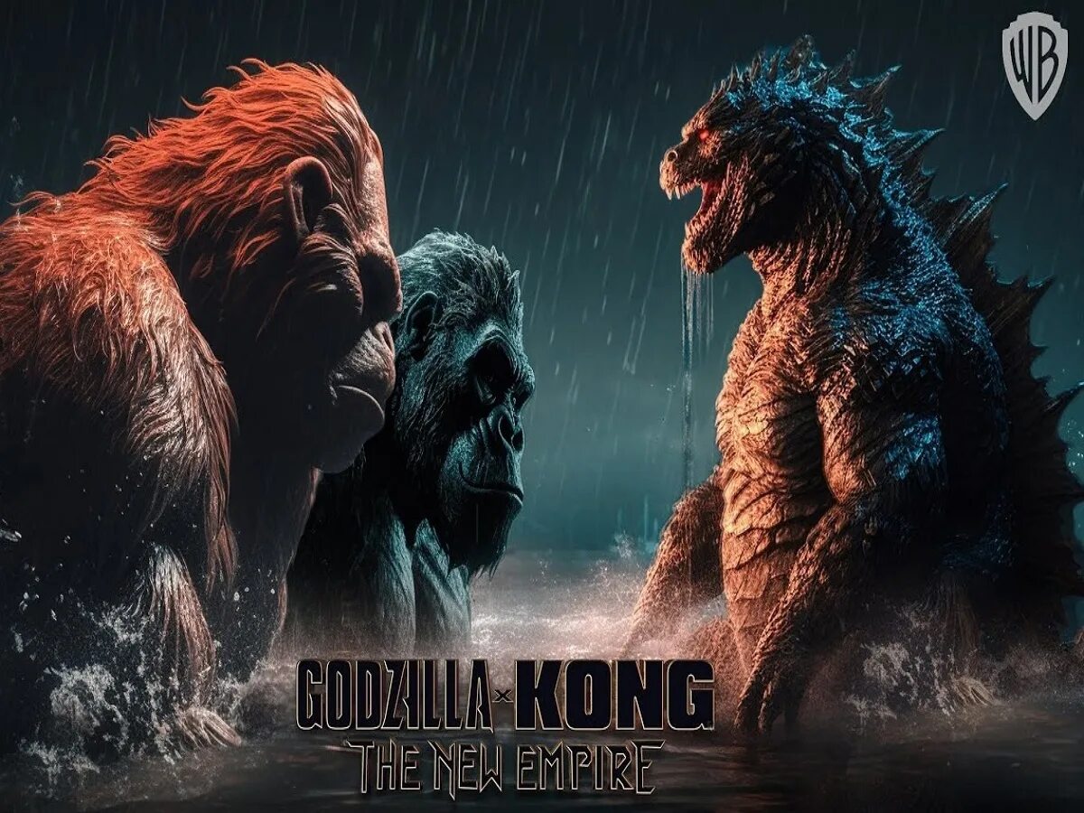 Годил и конк новыеа инприеа. Годзил и Конг Нова Империя. Godzilla x Kong the New Empire 2024. Годзилла и Конг новая Империя Конг. Gadzilla va kong yangi imperia uzbek tilida