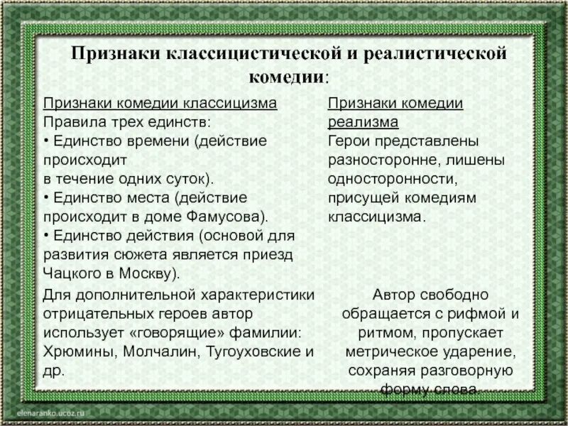 Какой принцип является лишним для классицизма единство. Черты классицизма и реализма в комедии. Черты классицизма и реализма в комедии горе от ума. Признаки комедии классицизма. Особенности комедии классицизма.